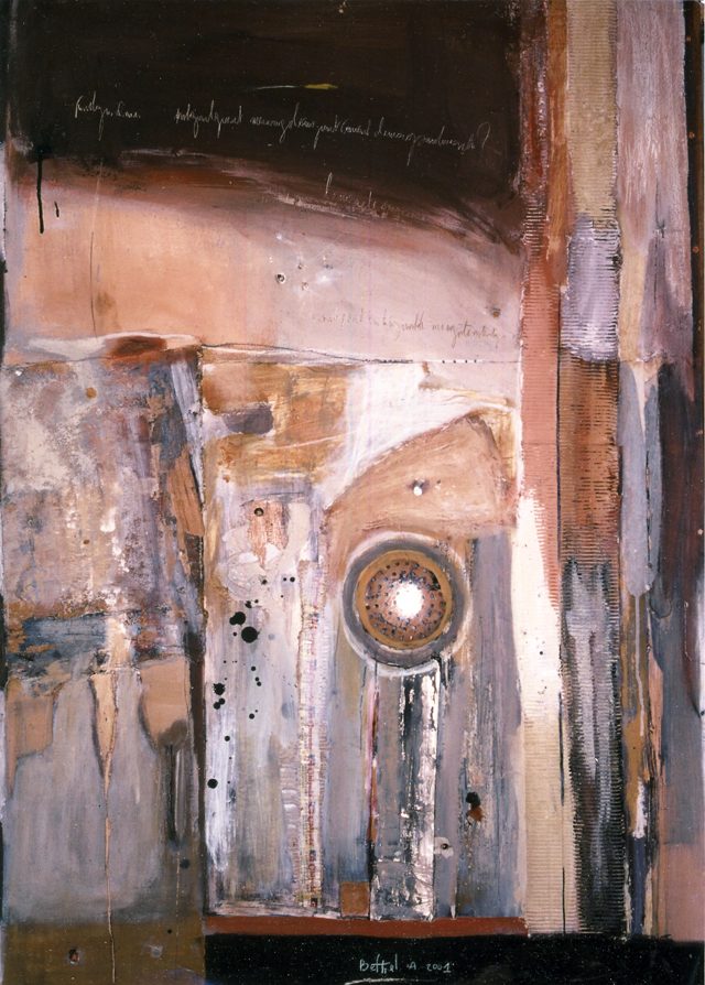 Lumière Intérieure, Mixed media on canvas